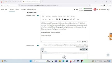 TUTORIAL LMS MOODLE 2 II CARA MEMBUAT KURSUS/COURSE/KELAS PEMBELAJARAN PADA MOODLE