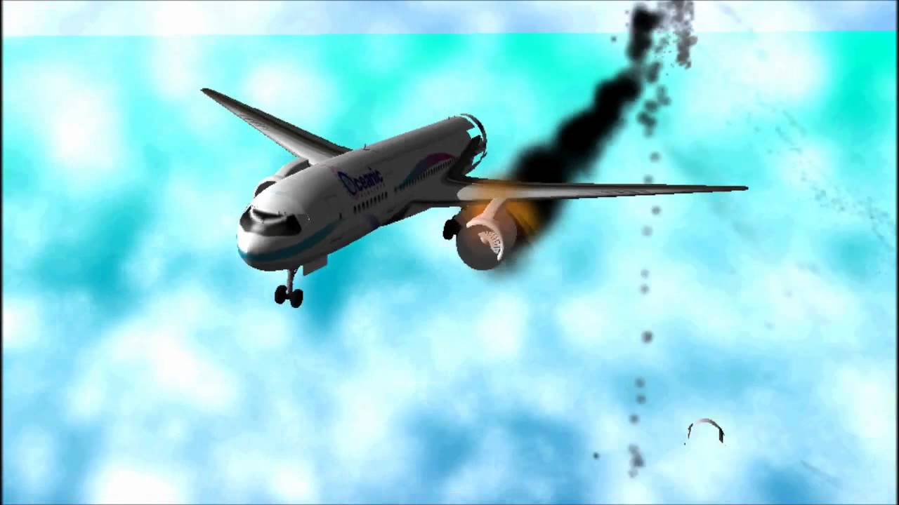 Lost-plane crash (lightwave3d)