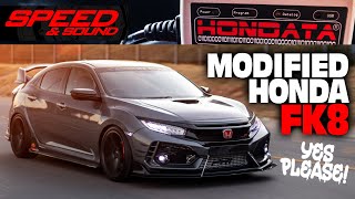 MODIFIED CIVIC FK8 with PRL Motorsports Bolt-On Kit // ONBOARD FOOTAGE including Hondata Overview.