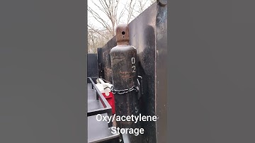 Custom toolbox for gas cylinder storage on my welding truck