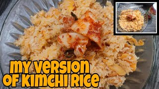 How to cook kimchi rice| my version | ako si marieket