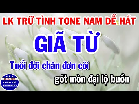 #1 Karaoke Liên Khúc Nhạc Trữ Tình Tone Nam Hay Nhất | GIÃ TỪ | VỢ TÔI Mới Nhất