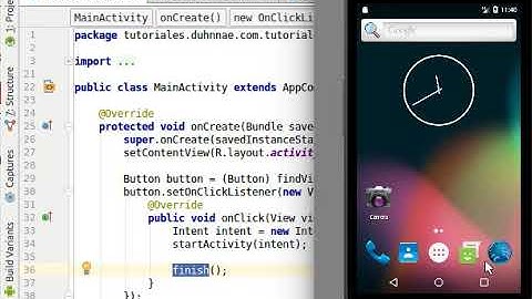 Tutorial android studio en español - Intents