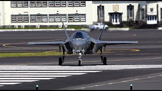 Lockheed Martin F-35 Lightning II RAF | Landing/Takeoff | Lajes Terceira Island Azores
