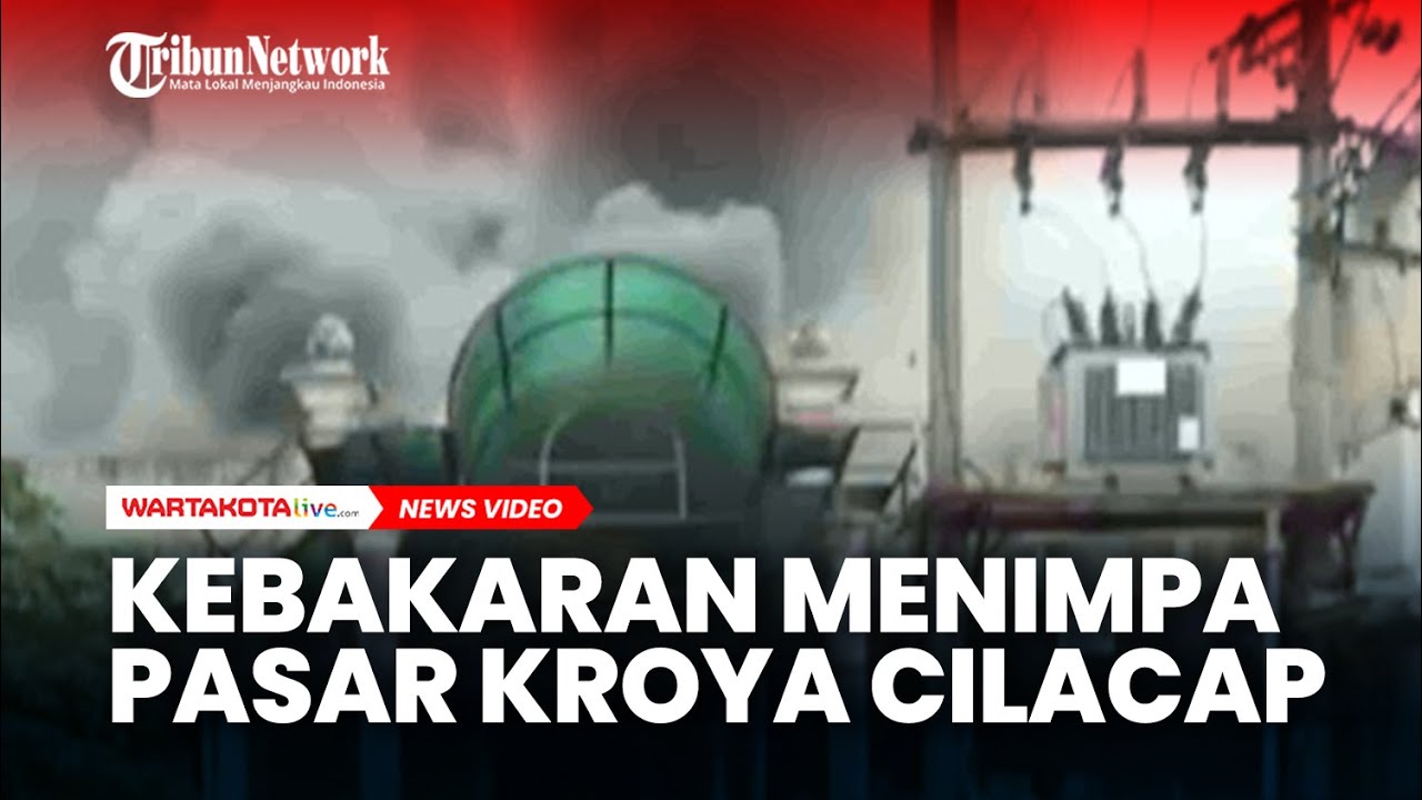 Pedagang Panik Selamatkan Barang Dagangan Kebakaran pasar Kroya Cilacap