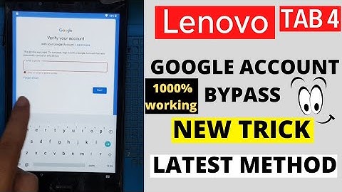 Lenavo tab 4 8(TB8504f)android 8.1Frp bypass without PC||no gmail||bypass Google Account