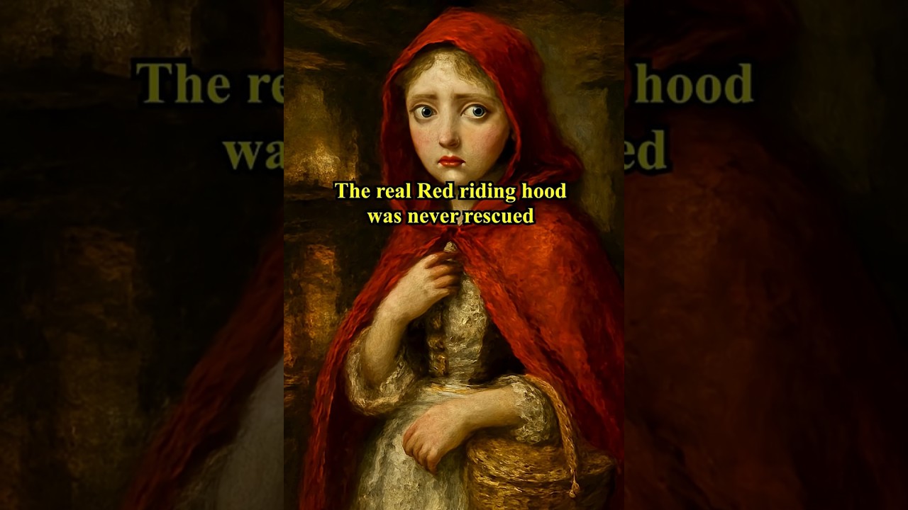The real Red riding hood was never rescued 🥀 #history #art #redridinghood