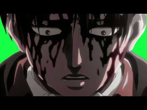 Levi Attack On Titan Anime Green Screen