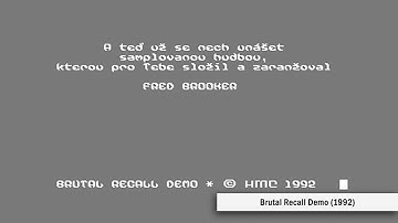 Brutal Recall Demo - Soundtrack - Bonus Track | Filip Oščádal / "Fred Brooker" (1992)