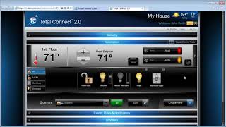 How to Create Scenes with Total Connect 2 0