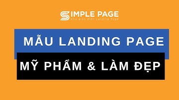 Mẫu Landing Page Mỹ Phẩm - Thiết Kế Bởi Simplepage.vn