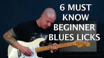 6 Must Know Beginner Blues Guitar Licks & How To Build Solos With Them (EASY)