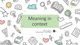 Meaning Tutorial