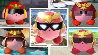 Evolution Of KIRBY HATS And POWERS In Super Smash Bros (Original 12 Characters + Melee Newcomers)