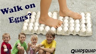 Walking on Eggs CHALLENGE - Science Experiment