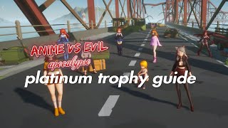 Anime vs evil: apocalypse platinum trophy guide