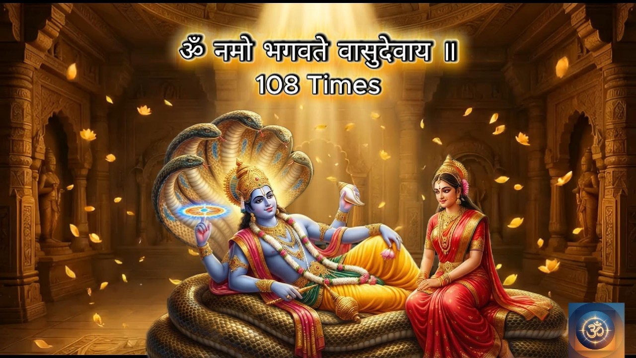Live: Saturday Special OM NAMO BHAGAVATE VASUDEVAYA 1 hour | Powerful Vishnu Mantra #vasudevaya