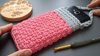 Easy & Beautiful Crochet Phone Bag  Crochet Gift Ideas