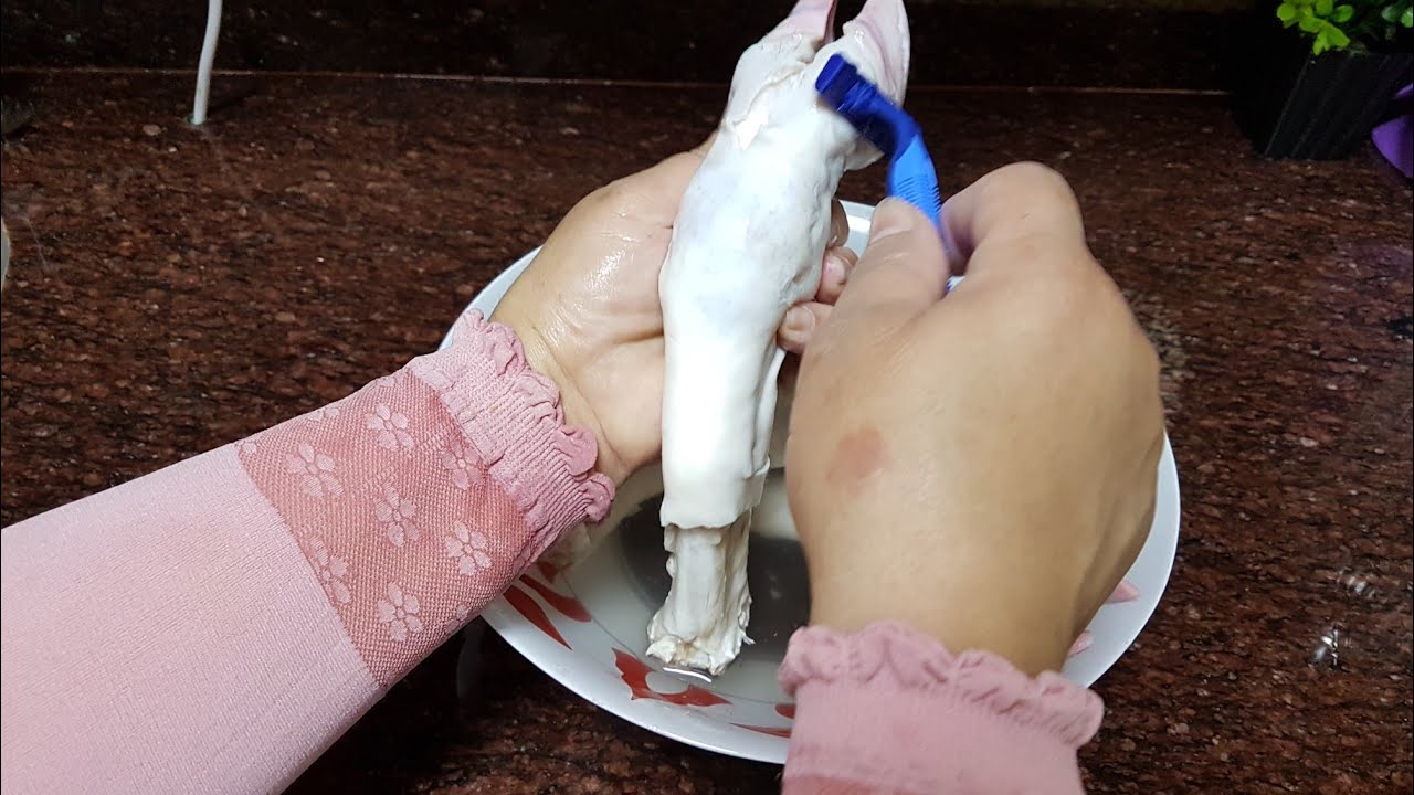 تنظيف  كوارع ضانى بكل سهولة واقل مجهود وطعم مفيش بعد كدة