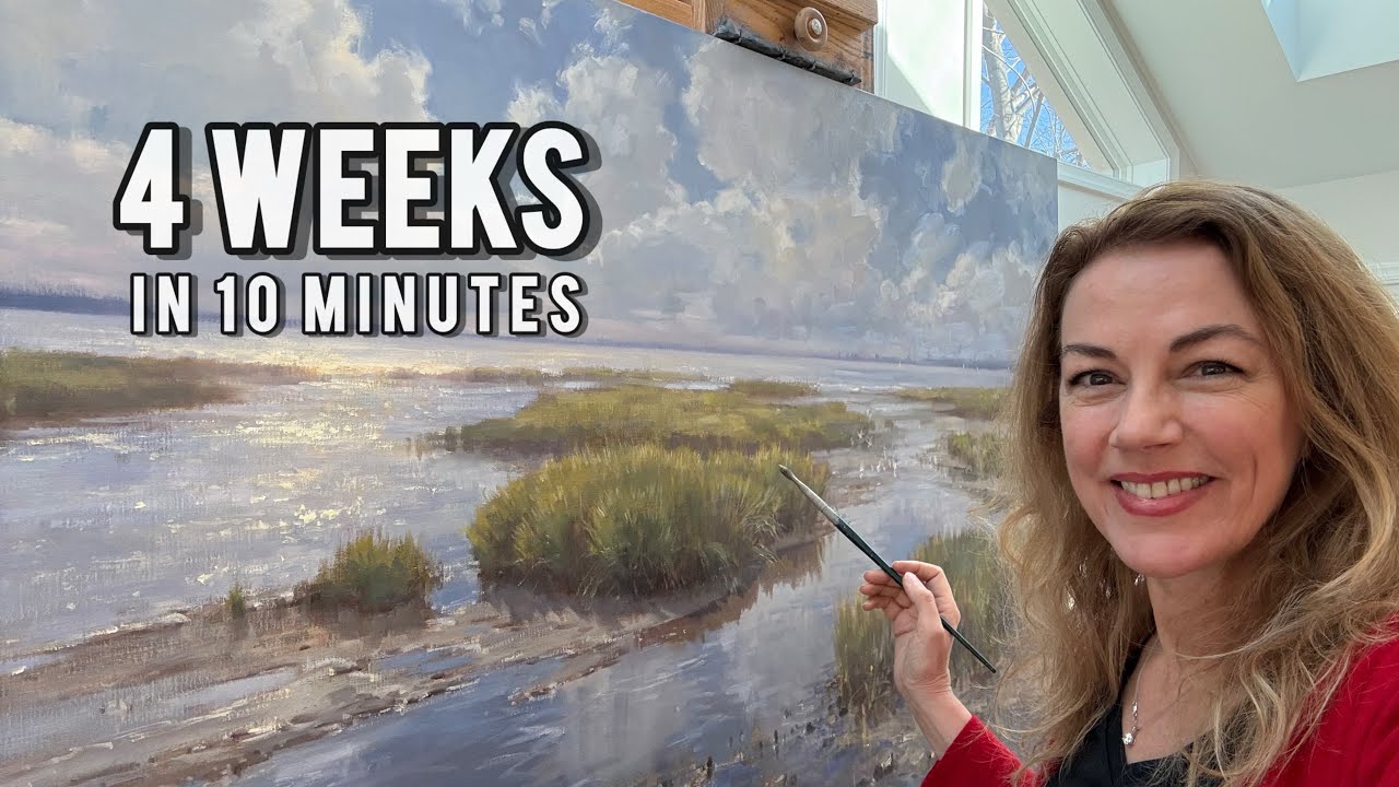 Watch an Artist’s Landscape Painting Process (Start to Finish)