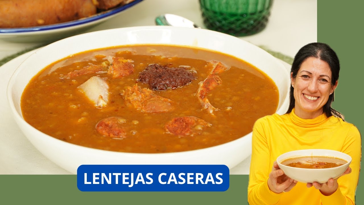 LENTEJAS CASERAS. Receta Fácil y Tradicional en Olla Rápida