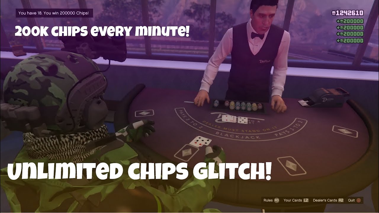 *SOLO* GTA 5 BLACKJACK CHIPS GLITCH! Make 200,000 EVERY MINUTE! YouTube