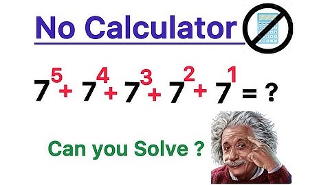 Nice Exponent Simplification math Problem | No Calculator | Math Olympiad 