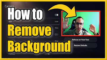 How to add Chroma Key to PS5 Camera to Remove Background! (Live Stream Easy!)