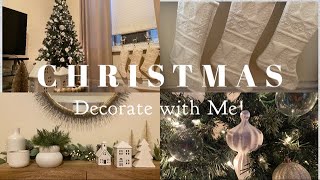 Christmas Decorate with me ! Minimal, Simple, Affordable | Target | Apartment Style | 2021