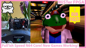 MiSTer FPGA N64 Runs Near Full Speed! More Games Working and some Viewer Requests!