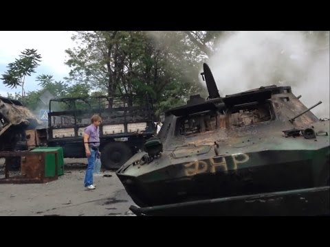 13.06.2014, Штаб ДНР после АТО. Мариуполь