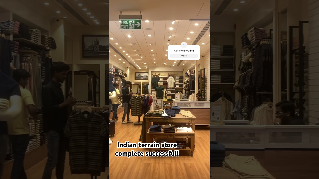 Indian Terrain store completed. 