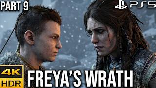 God of War Ragnarök PS5 Part 9  – Atreus’ Journey: Meeting Freya & Secrets Revealed | 4K Ultra HD