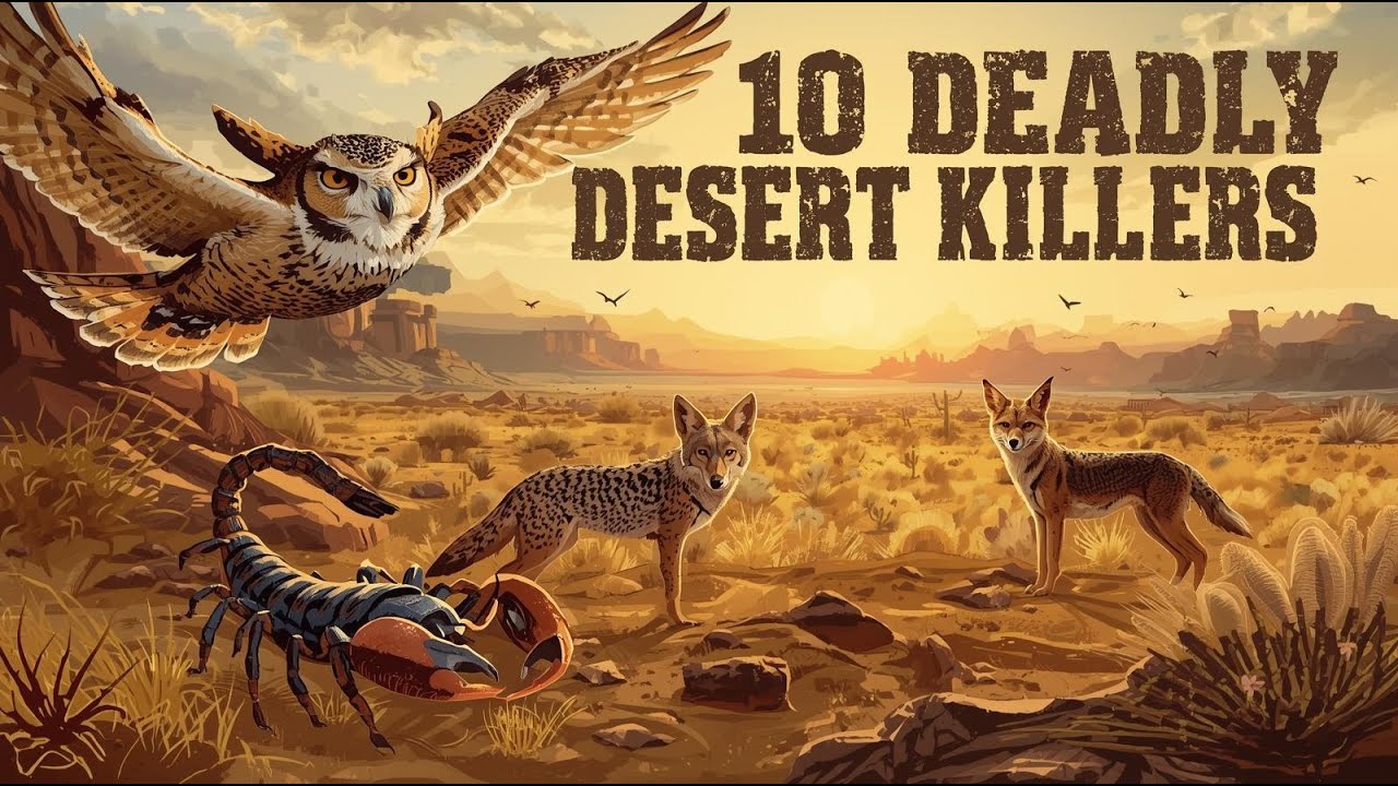 10 Deadliest Desert Predators That Will Give You Nightmares - YouTube