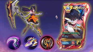 WHEN THE DAMAGE IS ENOUGH FOR IT TO BE YOUR SUSTAIN!!😻 BEST RUBY BUILD AND ROTATION 2025