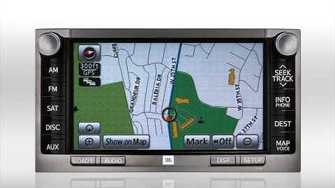Navigation (input vehicle position as marked point) Venza Toyota of Slidell