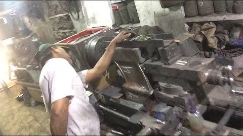 How to make tail stock bor hi class lathe machine #technology #hardwork #machine