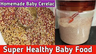 Baby food | Homemade baby cerelac | 8 months plus | Weight & Brain development