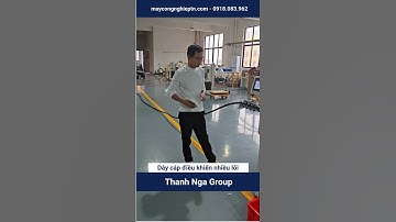 Dây cáp điều khiển nhiều lõi| Máy cắt tuốt dây cáp tự động| Cắt chuẩn, tuốt nhanh| Thanh Nga Group