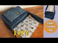 ZIPPER CROSSBODY BAG TUTORIAL | JEANS CROSSBODY BAG | DIY BAGS SEWING | JEANS BAG DIY