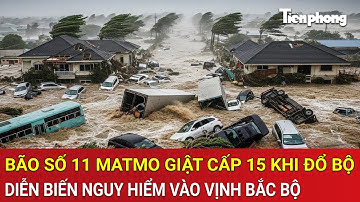 Tin khẩn: Bão số 11 Matmo hóa cuồng phong giật cấp 15 khi đổ bộ, diễn biến nguy hiểm vào Vịnh Bắc Bộ