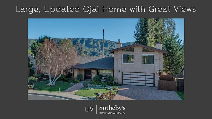 Large, Updated View Home in Ojai