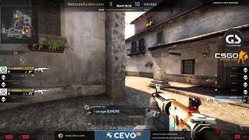 CEVO-Pro CS:GO Season 5: NetcodeGuides.com vs. Savage - Week 4:1 on de_inferno