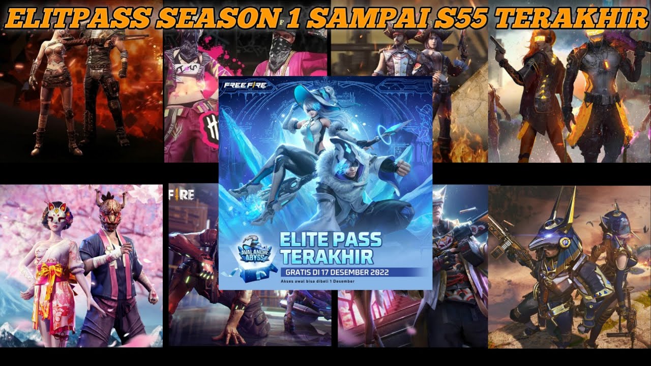 KUMPULAN ELITE PASS FREE FIRE SEASON 1 SAMPAI SEASON 55 ALL ELITE kumpulan-elite-pass-free-fire-season-1-sampai-season-55-all-elite