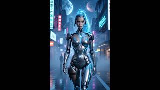 Human to AI      #Cyberpunk #AIEvolution #SciFi #DigitalTransformation #Animation #Grock #CyberWoman