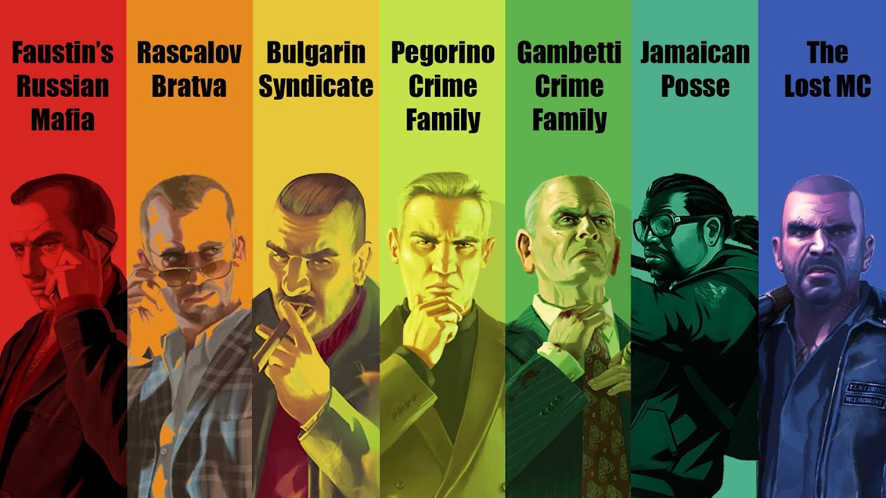 Every GTA 4 Gang Explained In 22 Minutes
