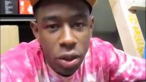 Tyler the Creator getting interviewed by a thirsty girl !