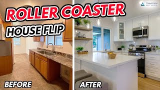 Roller Coaster House Flip Before and After  Home Renovation Before and After