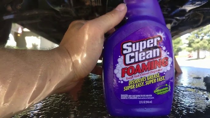 Super Clean Foaming Degreaser!!! How to detail an engine bay with the tough  task cleaner degreaser!! 