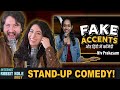 Fake accents reaction  standup comedy by niv prakasam